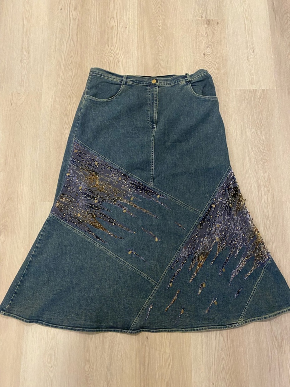 Vintage Denim Skirt